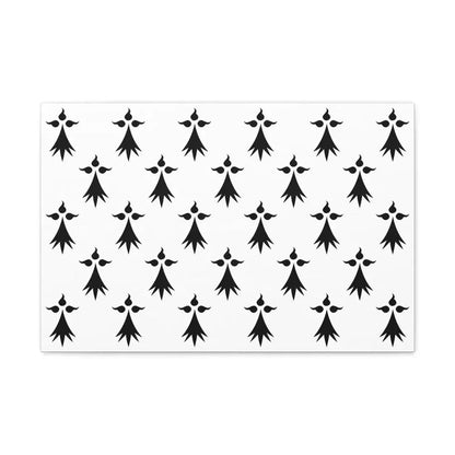 Flag of Bretagne3 France - Canvas Wall Art - The Sticker Space