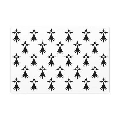Flag of Bretagne3 France - Canvas Wall Art - The Sticker Space