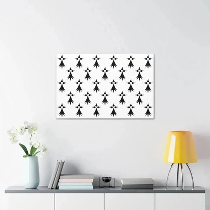 Flag of Bretagne3 France - Canvas Wall Art - The Sticker Space