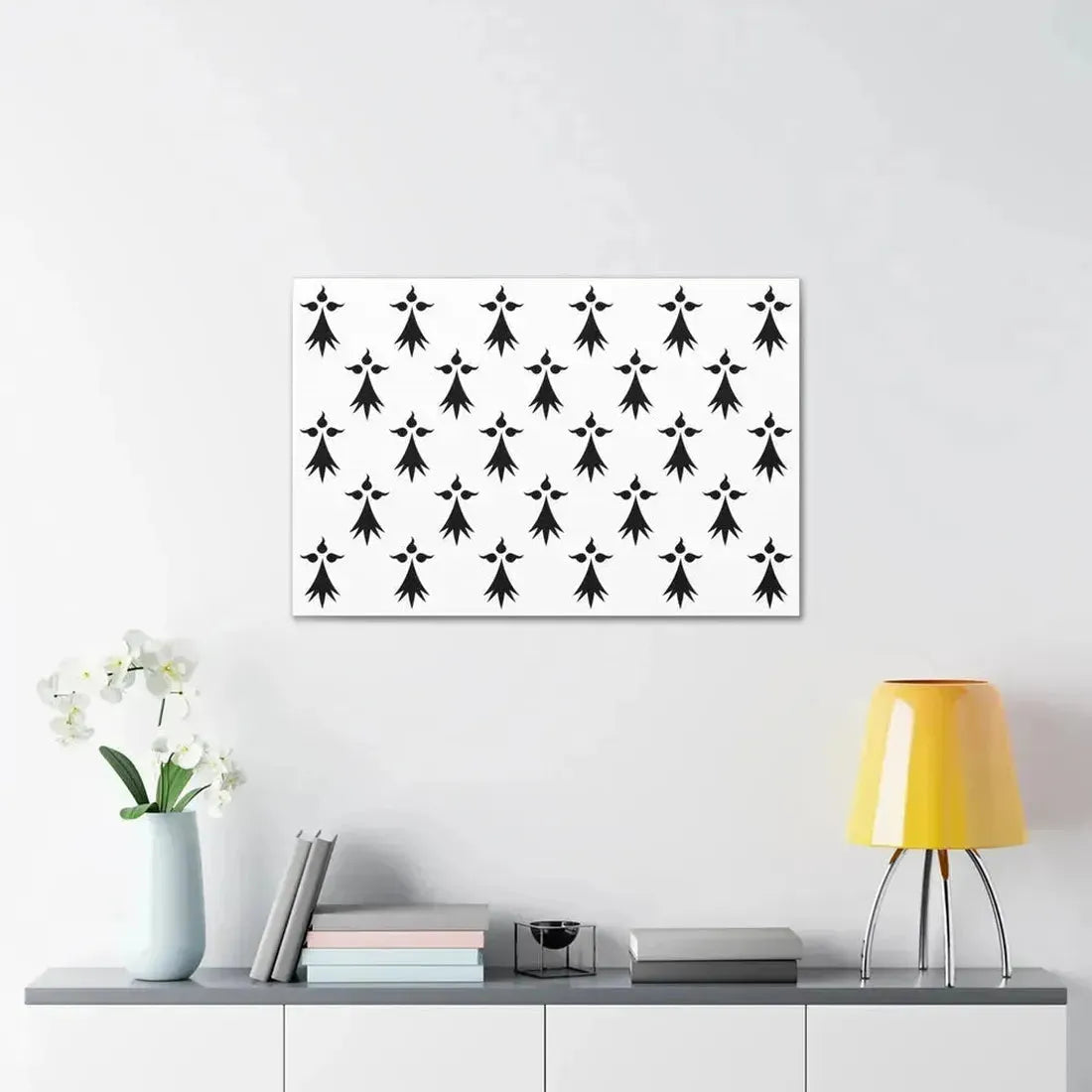 Flag of Bretagne3 France - Canvas Wall Art - The Sticker Space