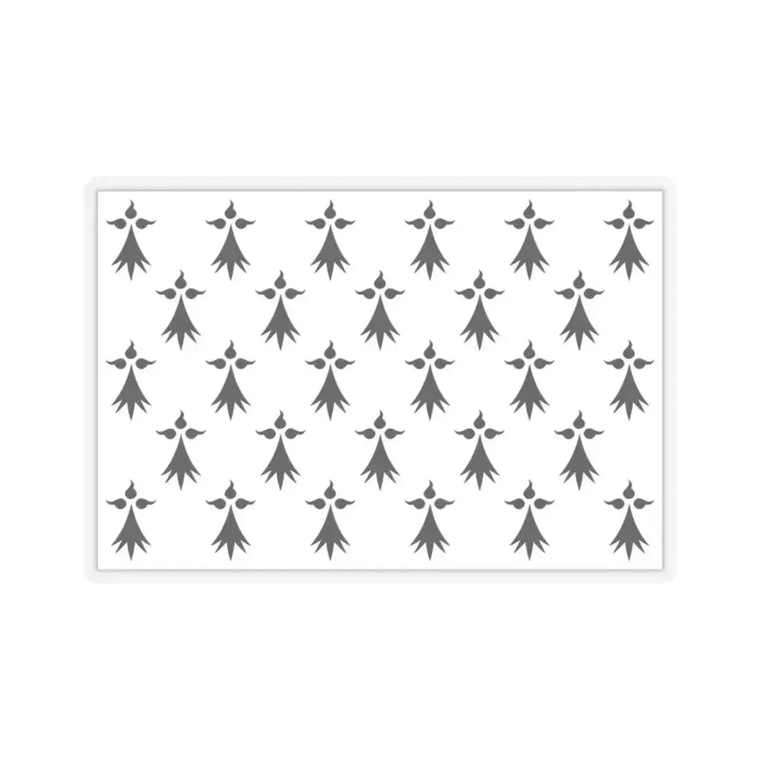 Flag of Bretagne3 France - STICKER Vinyl Kiss-Cut Decal 3 Inch Transparent - The Sticker Space