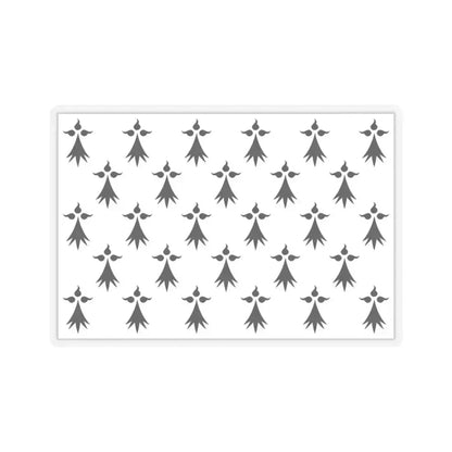 Flag of Bretagne3 France - STICKER Vinyl Kiss-Cut Decal 3 Inch Transparent - The Sticker Space
