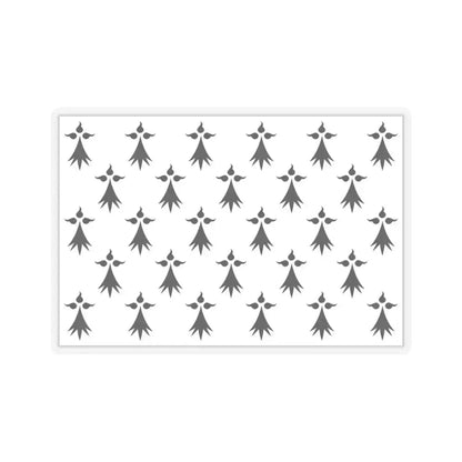 Flag of Bretagne3 France - STICKER Vinyl Kiss-Cut Decal 6 Inch Transparent - The Sticker Space
