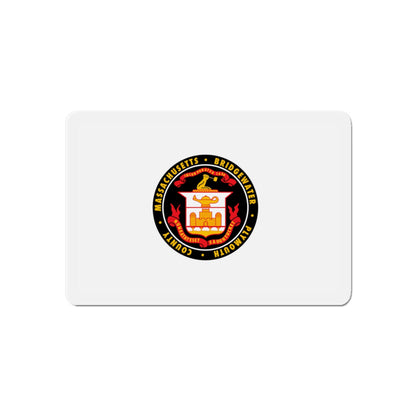 Flag of Bridgewater Massachusetts - Die-Cut Magnet-6 × 6"-The Sticker Space