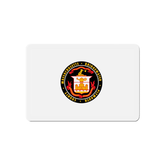 Flag of Bridgewater Massachusetts - Die-Cut Magnet-6 × 6"-The Sticker Space