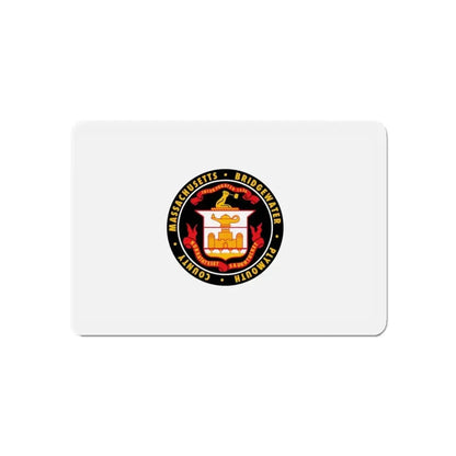 Flag of Bridgewater Massachusetts - Refrigerator Magnet - The Sticker Space