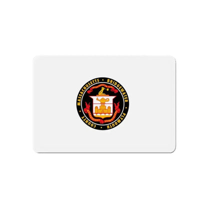 Flag of Bridgewater Massachusetts - Refrigerator Magnet - The Sticker Space