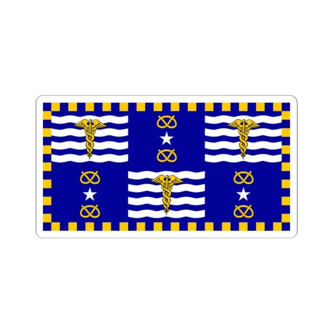 Flag of Brisbane (Australia) STICKER Vinyl Kiss-Cut Decal 2 Inch White - The Sticker Space