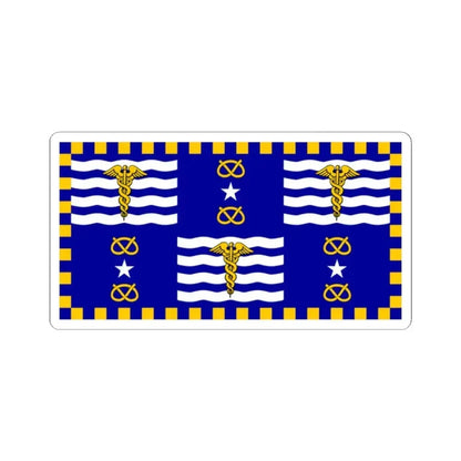 Flag of Brisbane (Australia) STICKER Vinyl Kiss-Cut Decal 2 Inch White - The Sticker Space