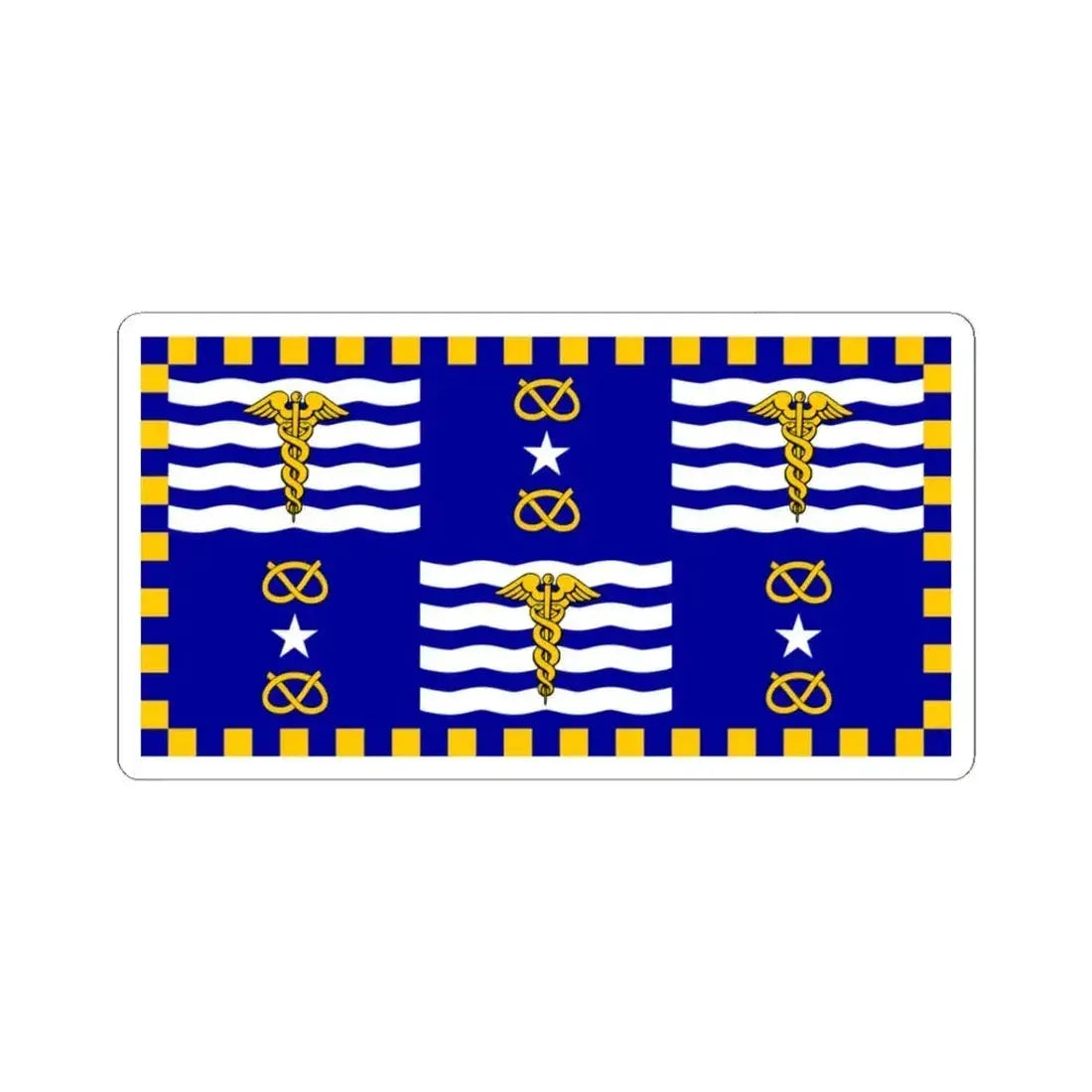 Flag of Brisbane (Australia) STICKER Vinyl Kiss-Cut Decal 3 Inch White - The Sticker Space