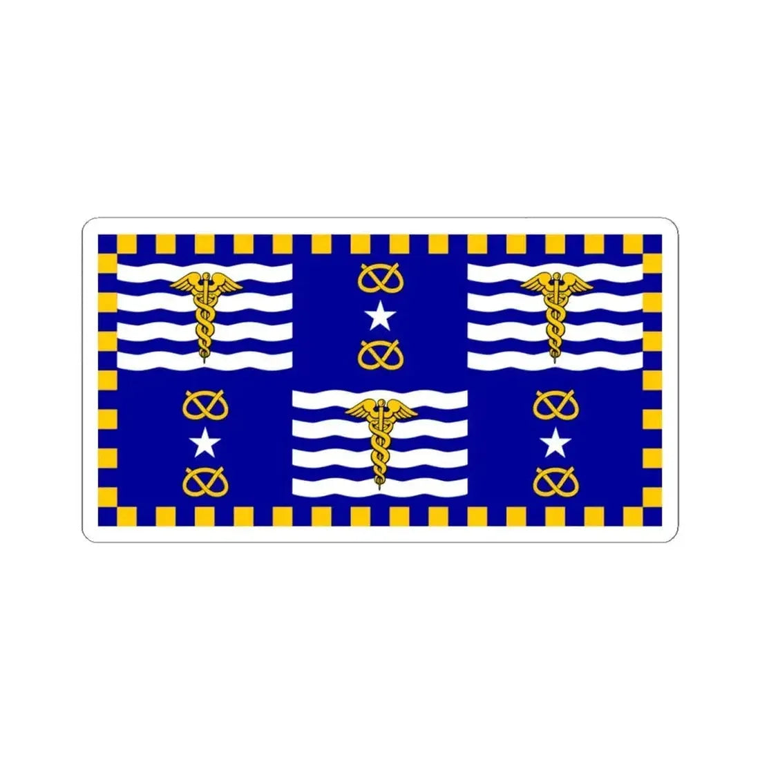 Flag of Brisbane (Australia) STICKER Vinyl Kiss-Cut Decal 4 Inch White - The Sticker Space