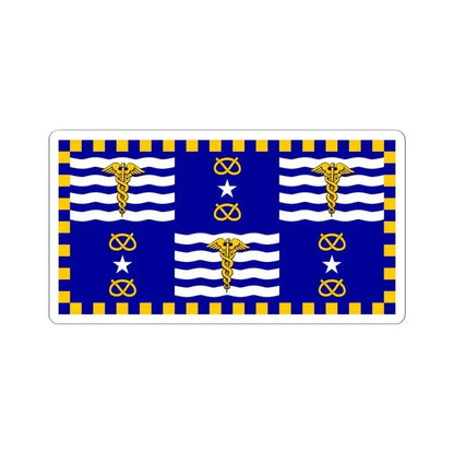 Flag of Brisbane (Australia) STICKER Vinyl Kiss-Cut Decal 6 Inch White - The Sticker Space