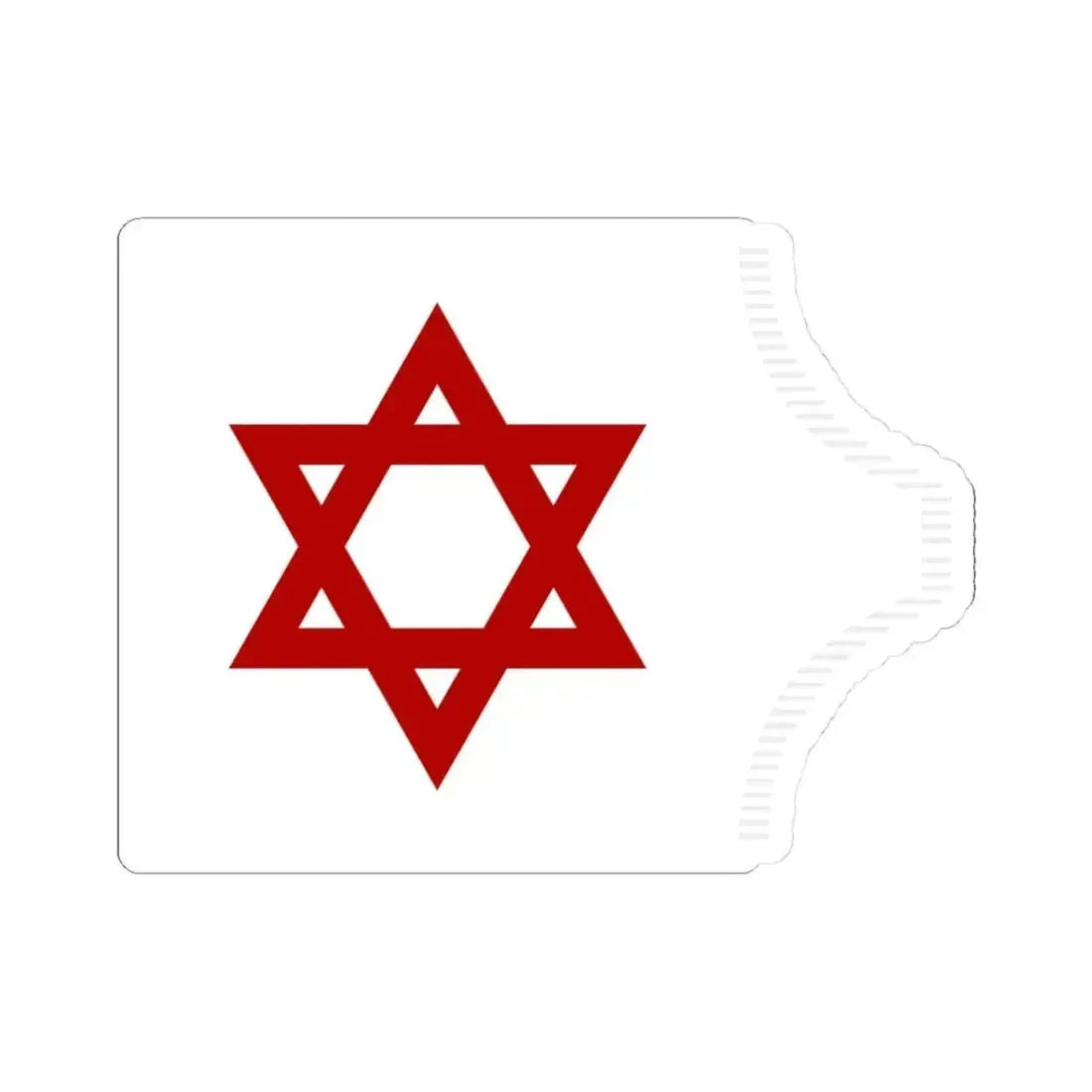 Flag of Brischan Catalan Atlas (Algeria) STICKER Vinyl Kiss-Cut Decal 3 Inch White - The Sticker Space