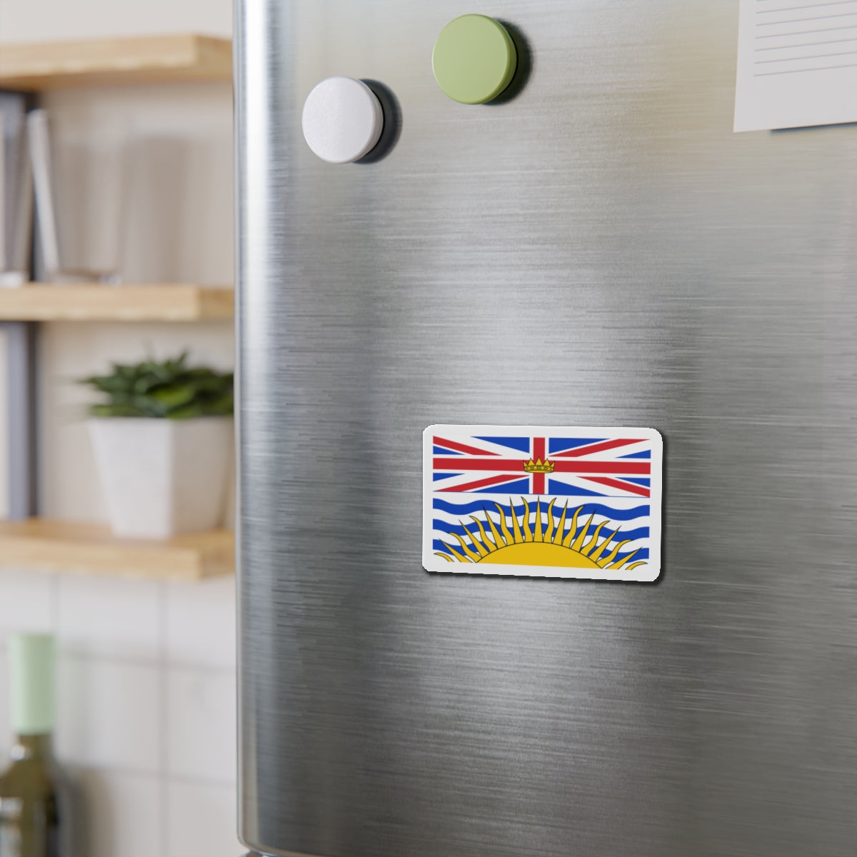 Flag of British Columbia Canada - Die-Cut Magnet-The Sticker Space