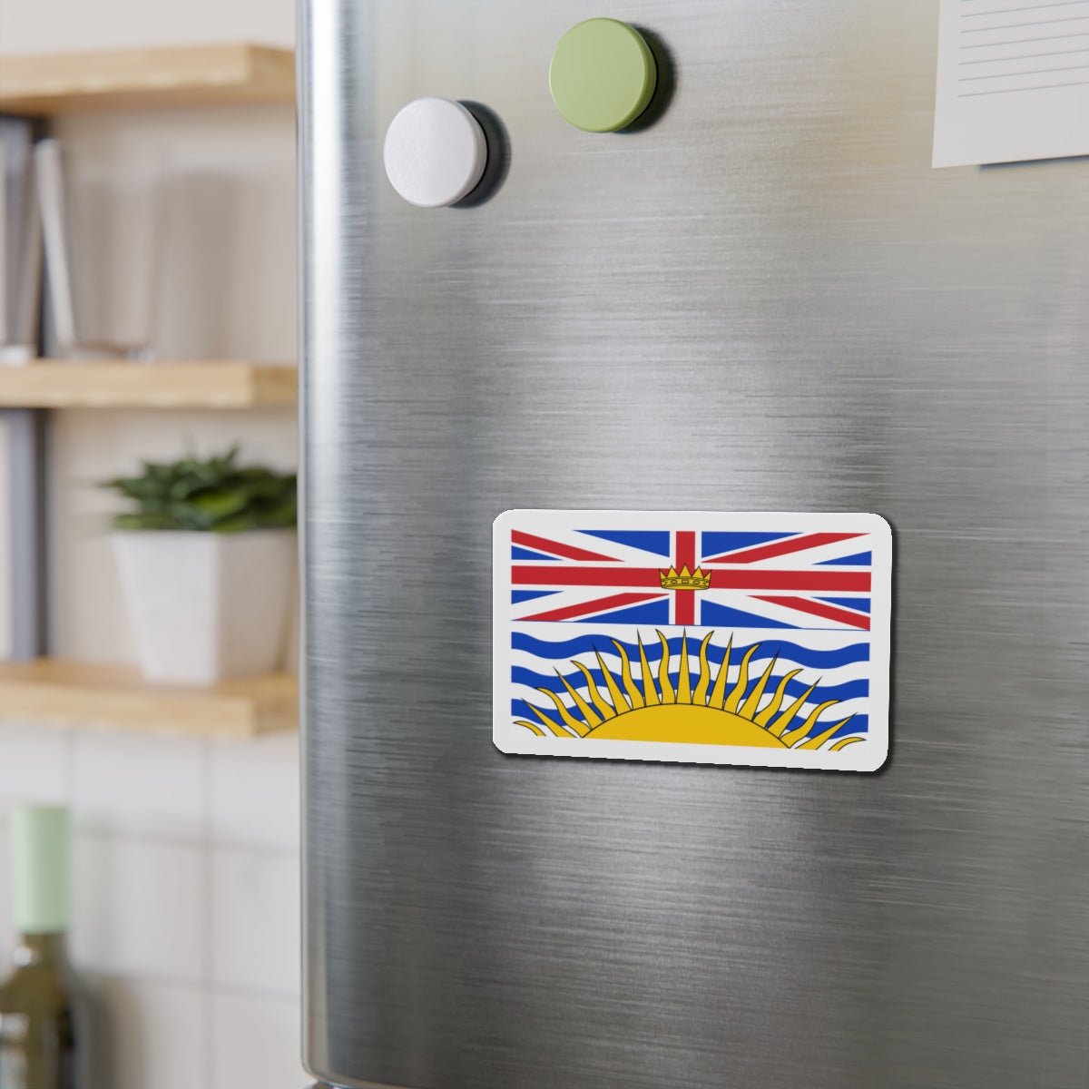 Flag of British Columbia Canada - Die-Cut Magnet-The Sticker Space