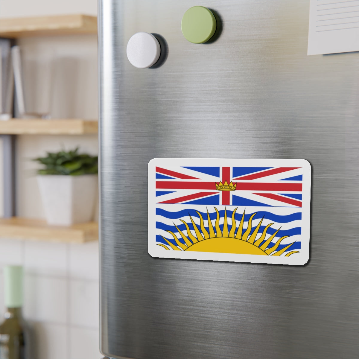 Flag of British Columbia Canada - Die-Cut Magnet-The Sticker Space