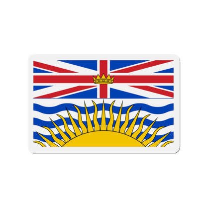 Flag of British Columbia Canada - Die-Cut Magnet-2" x 2"-The Sticker Space