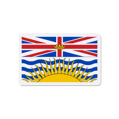 Flag of British Columbia Canada - Die-Cut Magnet-5" x 5"-The Sticker Space