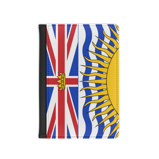 Flag of British Columbia Canada - Passport Holder-3.9" x 5.8"-The Sticker Space