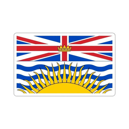 Flag of British Columbia Canada STICKER Vinyl Die-Cut Decal 5 Inch - The Sticker Space