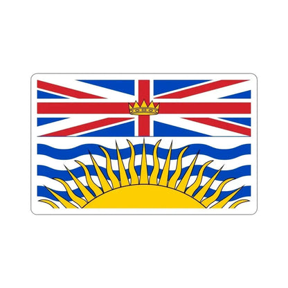Flag of British Columbia Canada STICKER Vinyl Die-Cut Decal 5 Inch - The Sticker Space