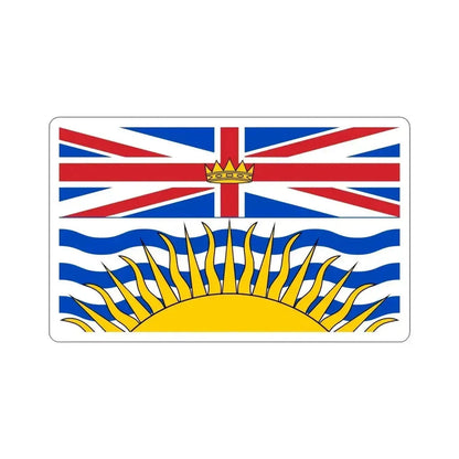 Flag of British Columbia Canada STICKER Vinyl Die-Cut Decal 6 Inch - The Sticker Space