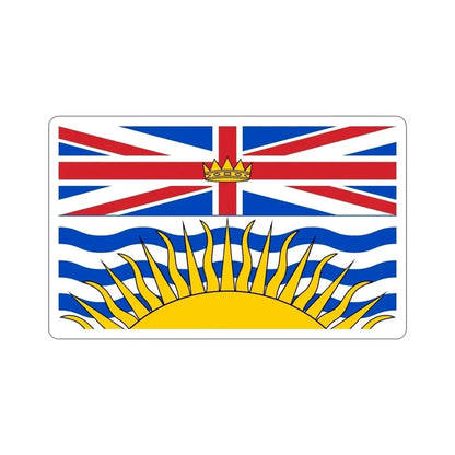 Flag of British Columbia Canada STICKER Vinyl Die-Cut Decal - The Sticker Space