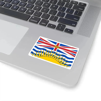 Flag of British Columbia (Canada) STICKER Vinyl Kiss-Cut Decal - The Sticker Space