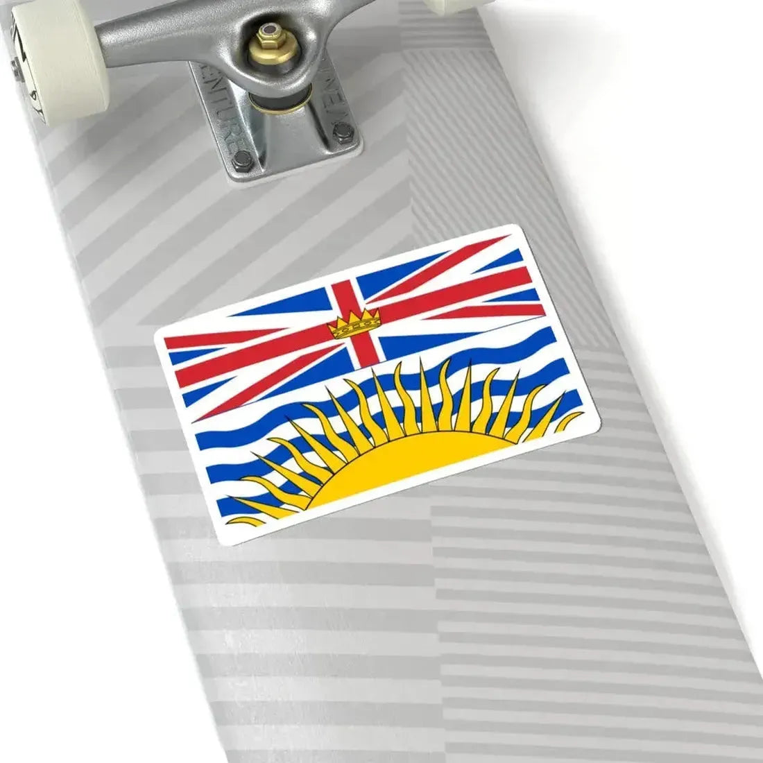 Flag of British Columbia (Canada) STICKER Vinyl Kiss-Cut Decal - The Sticker Space