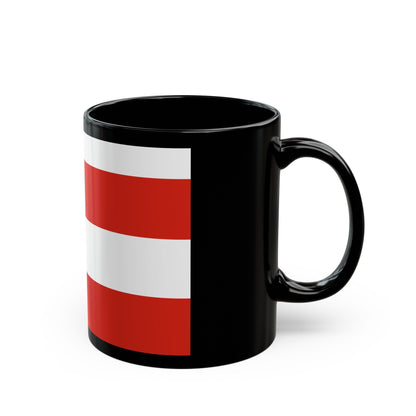 Flag of Brno Czech Republic - Black Coffee Mug-The Sticker Space