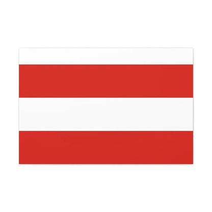 Flag of Brno Czech Republic - Canvas Wall Art 30" x 20" 1.25" - The Sticker Space