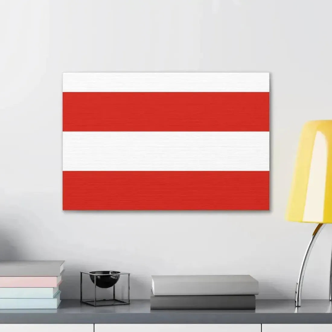 Flag of Brno Czech Republic - Canvas Wall Art - The Sticker Space