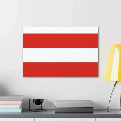 Flag of Brno Czech Republic - Canvas Wall Art - The Sticker Space