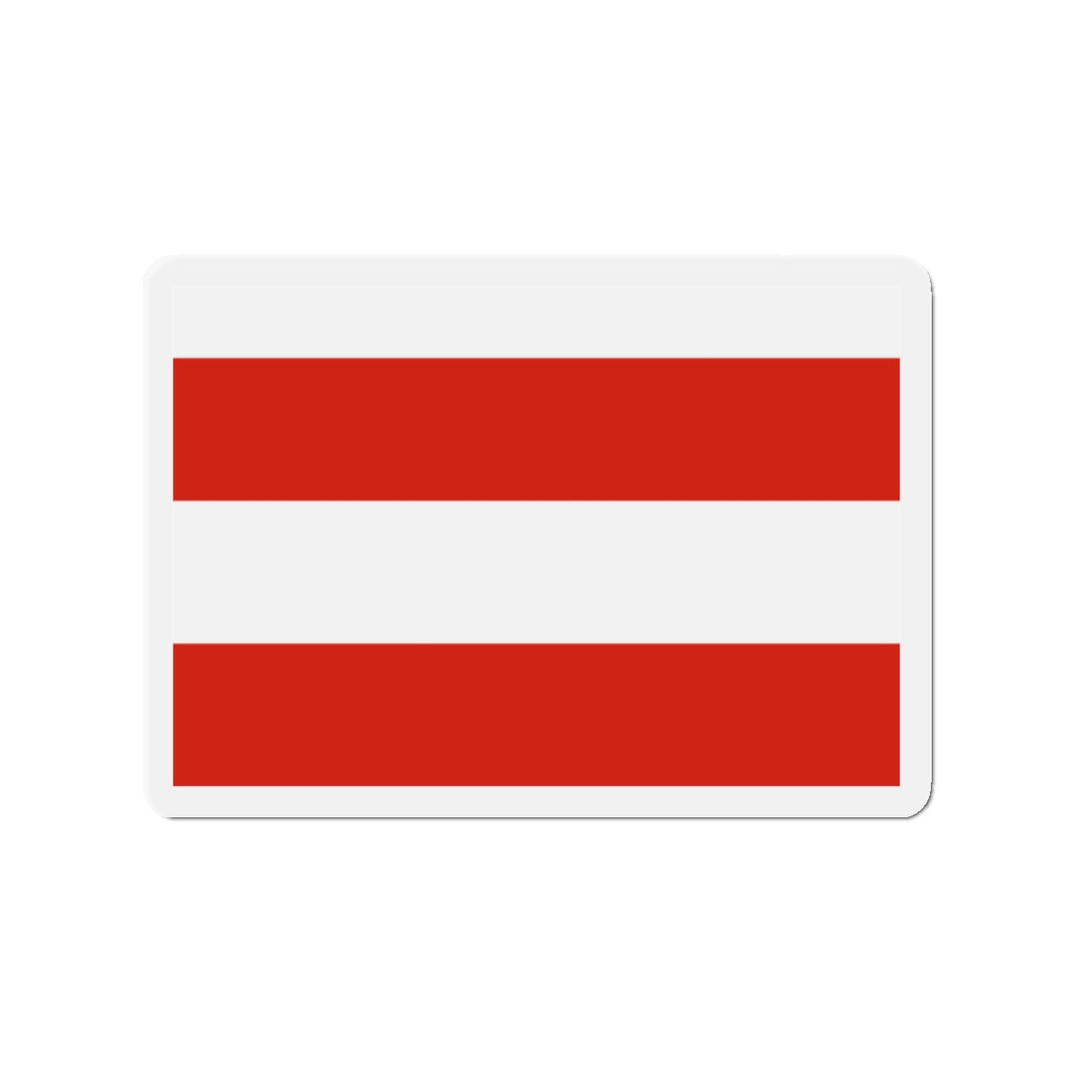 Flag of Brno Czech Republic - Die-Cut Magnet-2" x 2"-The Sticker Space