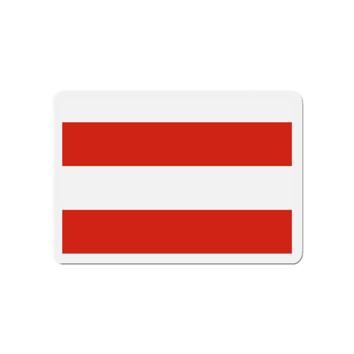 Flag of Brno Czech Republic - Die-Cut Magnet-4" x 4"-The Sticker Space