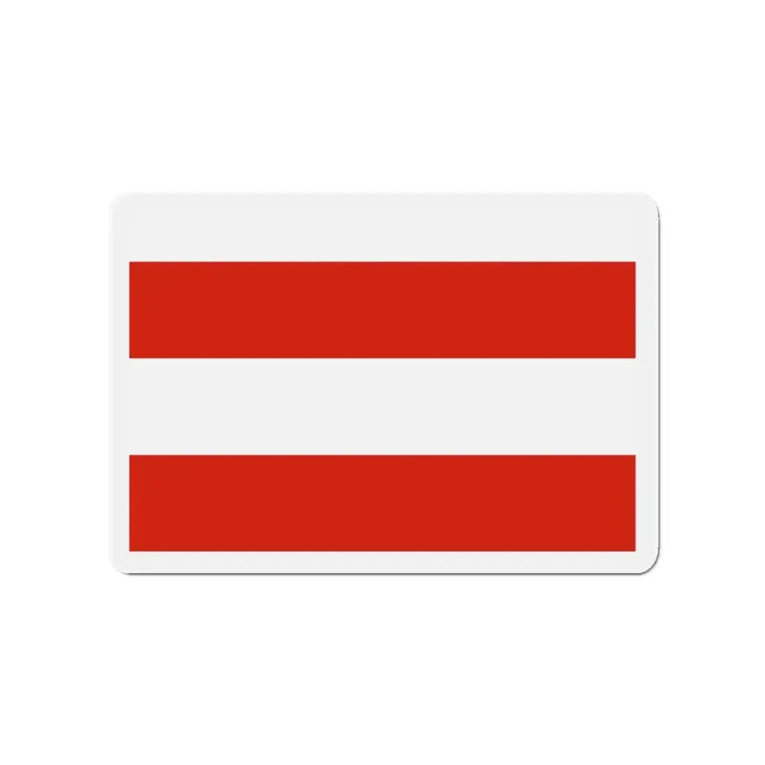 Flag of Brno Czech Republic - Refrigerator Magnet 3 Inch - The Sticker Space