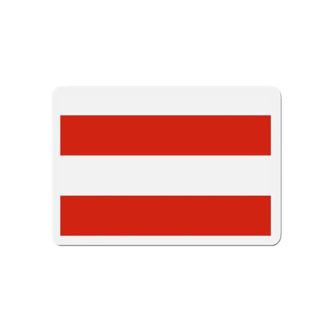 Flag of Brno Czech Republic - Refrigerator Magnet 5 Inch - The Sticker Space