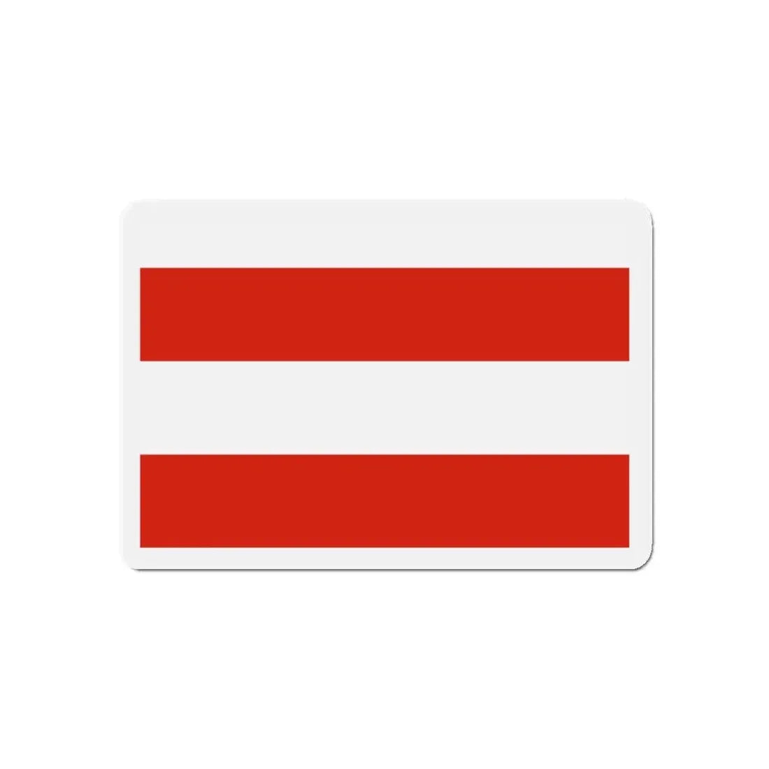 Flag of Brno Czech Republic - Refrigerator Magnet 5 Inch - The Sticker Space