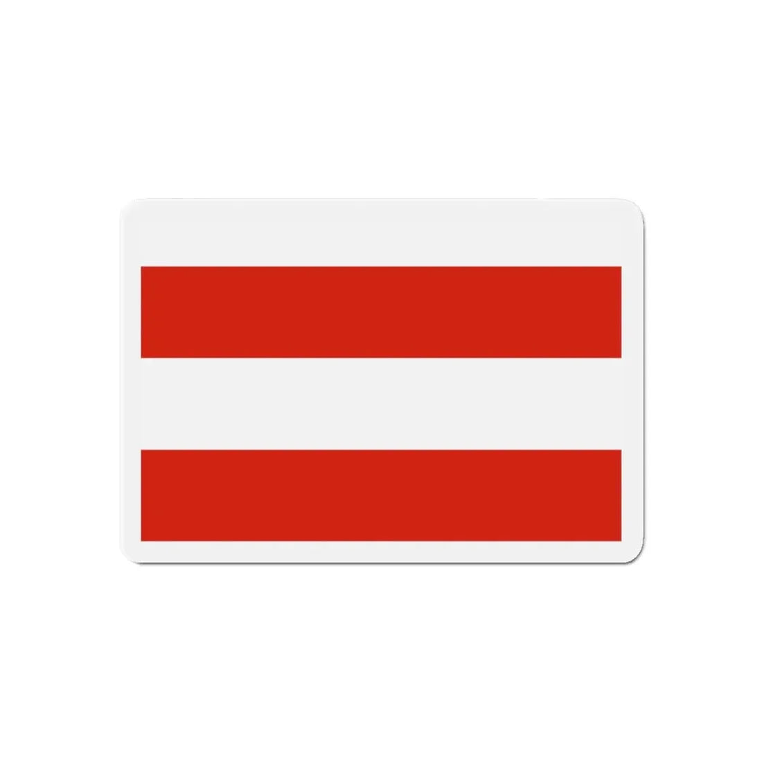 Flag of Brno Czech Republic - Refrigerator Magnet 6 Inch - The Sticker Space