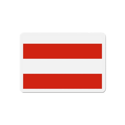 Flag of Brno Czech Republic - Refrigerator Magnet 6 Inch - The Sticker Space