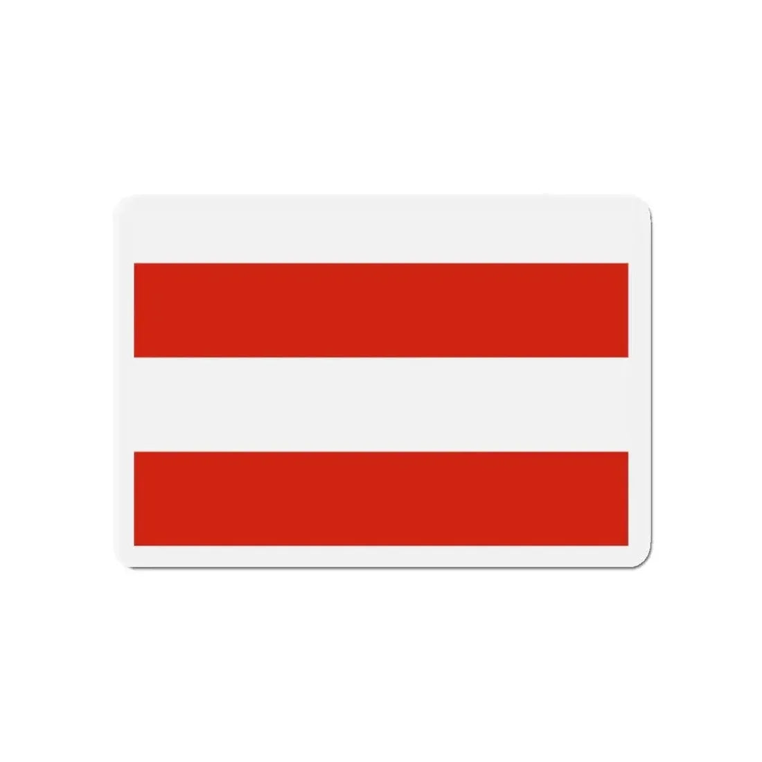 Flag of Brno Czech Republic - Refrigerator Magnet - The Sticker Space
