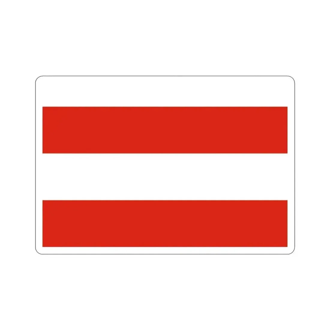 Flag of Brno Czech Republic STICKER Vinyl Die-Cut Decal 3 Inch - The Sticker Space