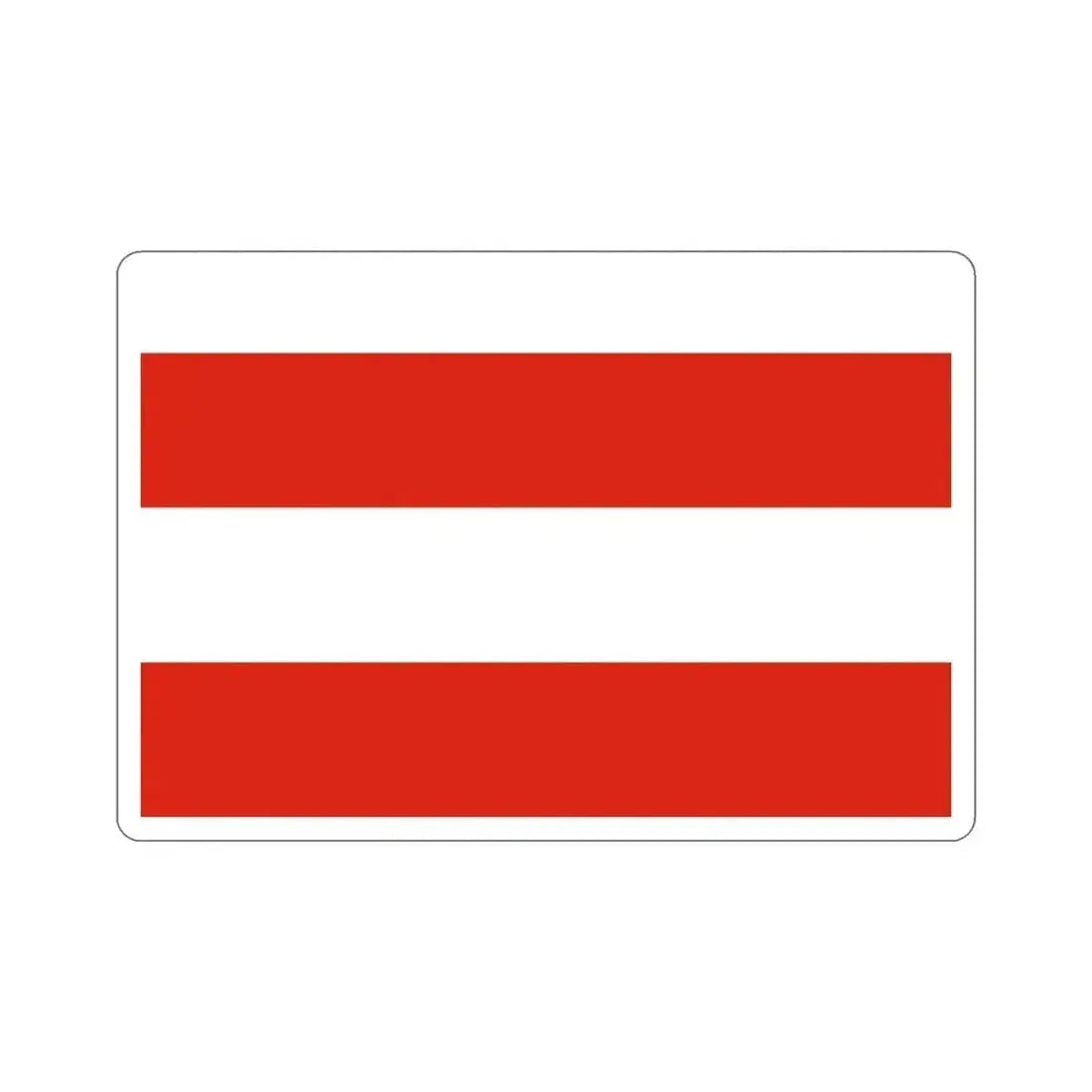 Flag of Brno Czech Republic STICKER Vinyl Die-Cut Decal 4 Inch - The Sticker Space