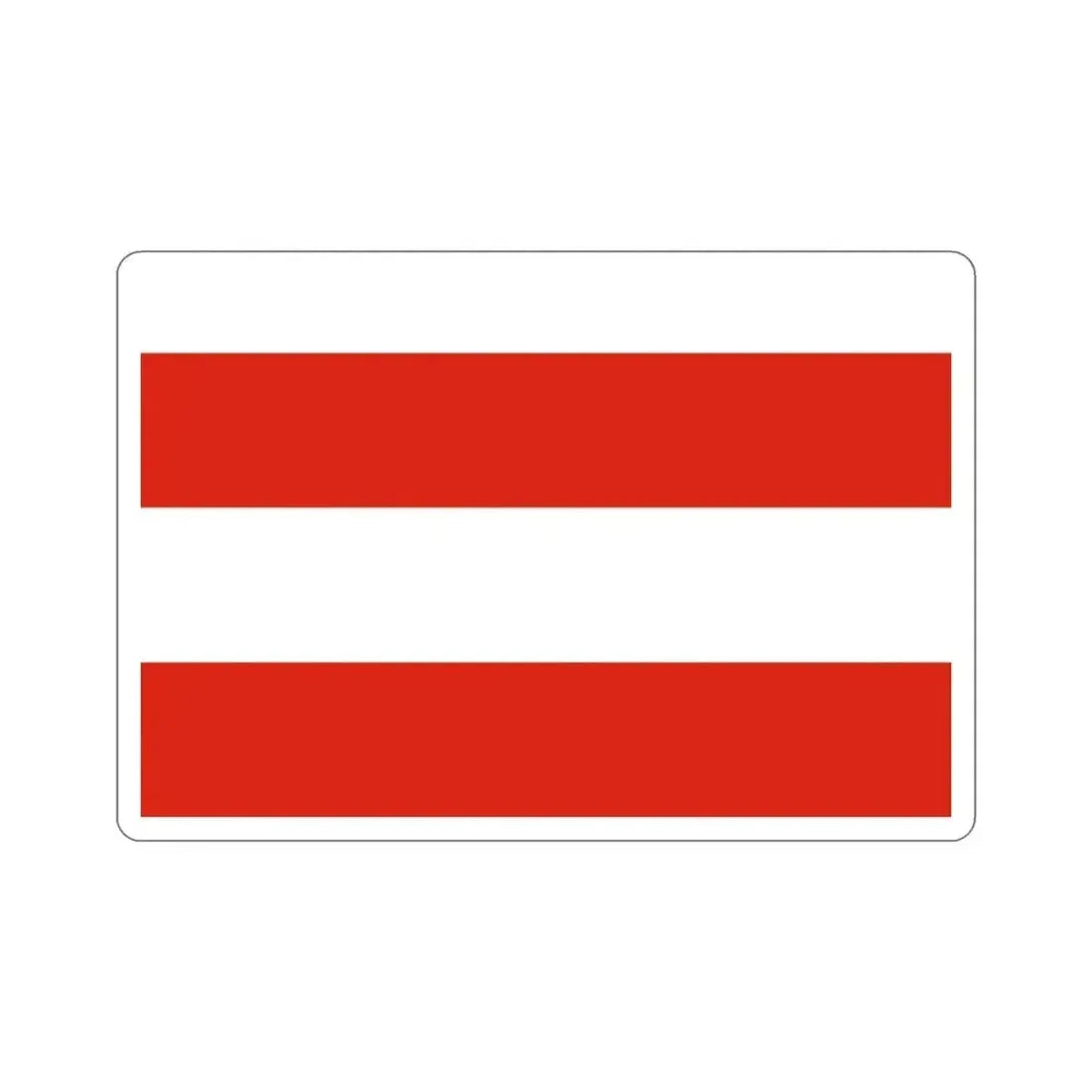 Flag of Brno Czech Republic STICKER Vinyl Die-Cut Decal 4 Inch - The Sticker Space