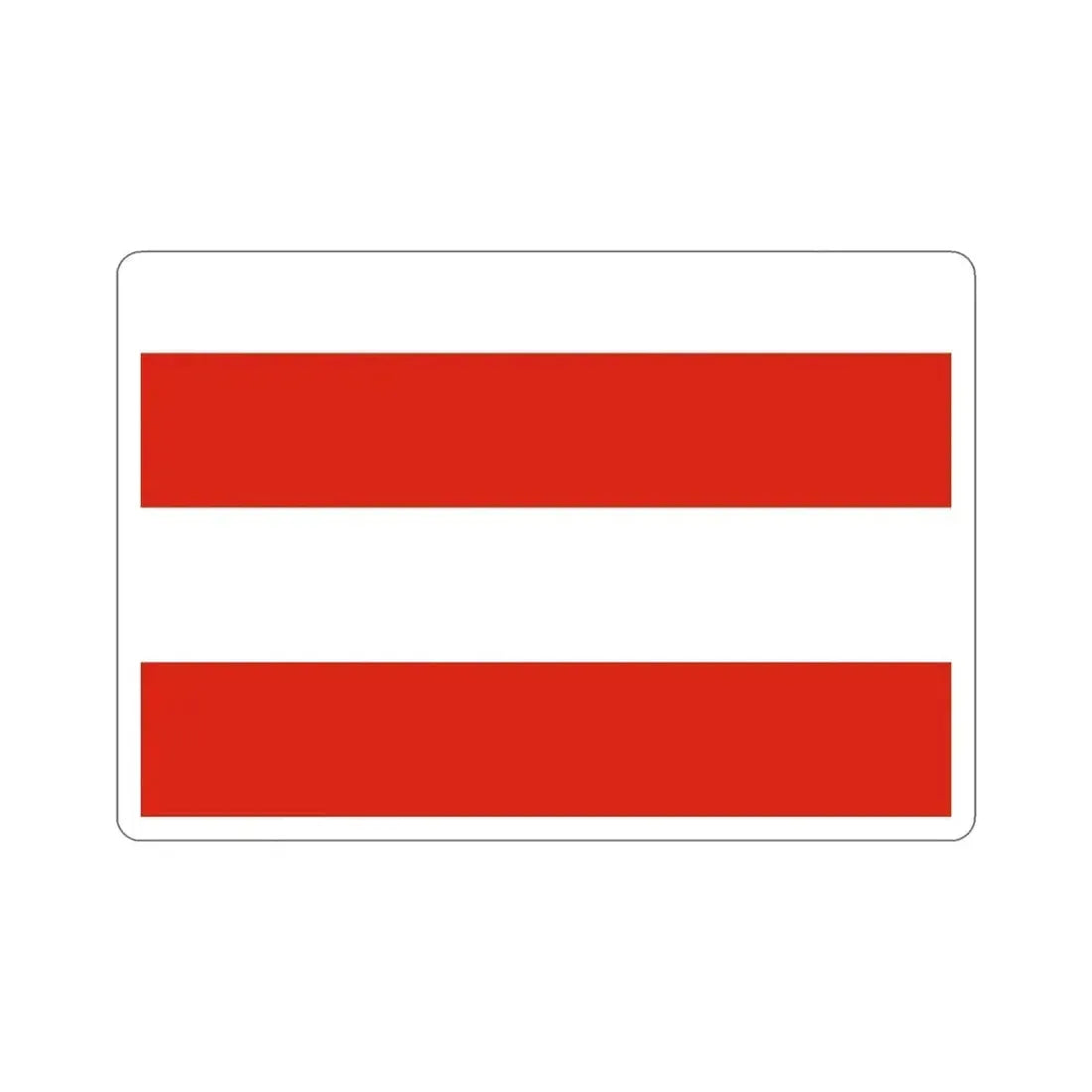 Flag of Brno Czech Republic STICKER Vinyl Die-Cut Decal 6 Inch - The Sticker Space