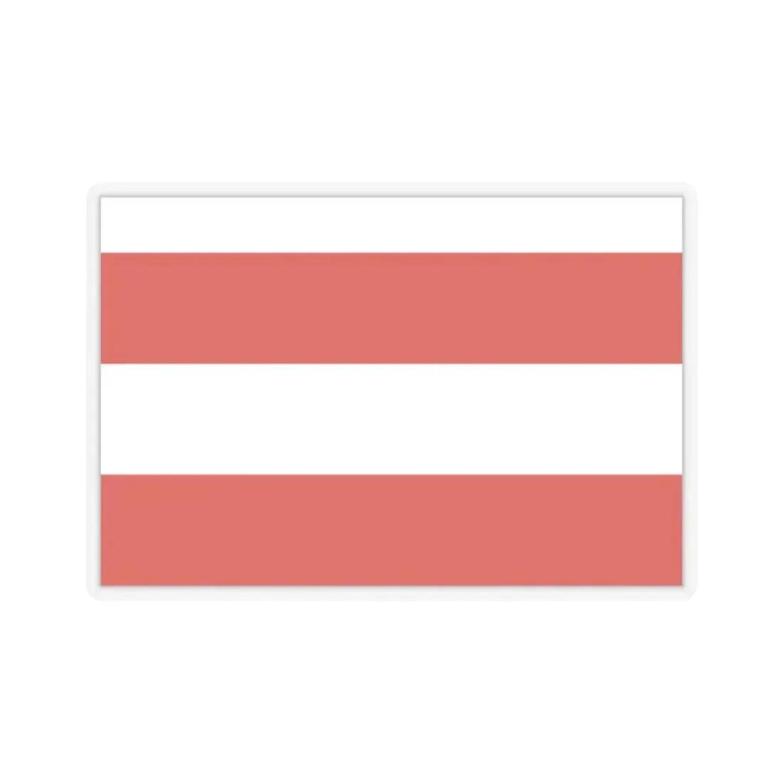 Flag of Brno Czech Republic - STICKER Vinyl Kiss-Cut Decal 2 Inch Transparent - The Sticker Space
