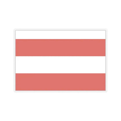 Flag of Brno Czech Republic - STICKER Vinyl Kiss-Cut Decal 2 Inch Transparent - The Sticker Space
