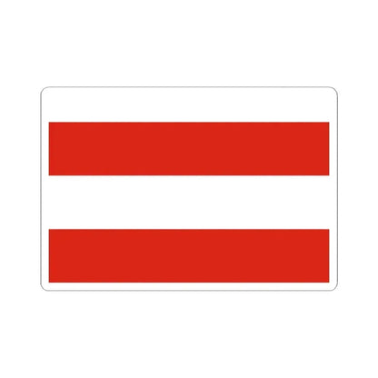 Flag of Brno Czech Republic - STICKER Vinyl Kiss-Cut Decal 2 Inch White - The Sticker Space