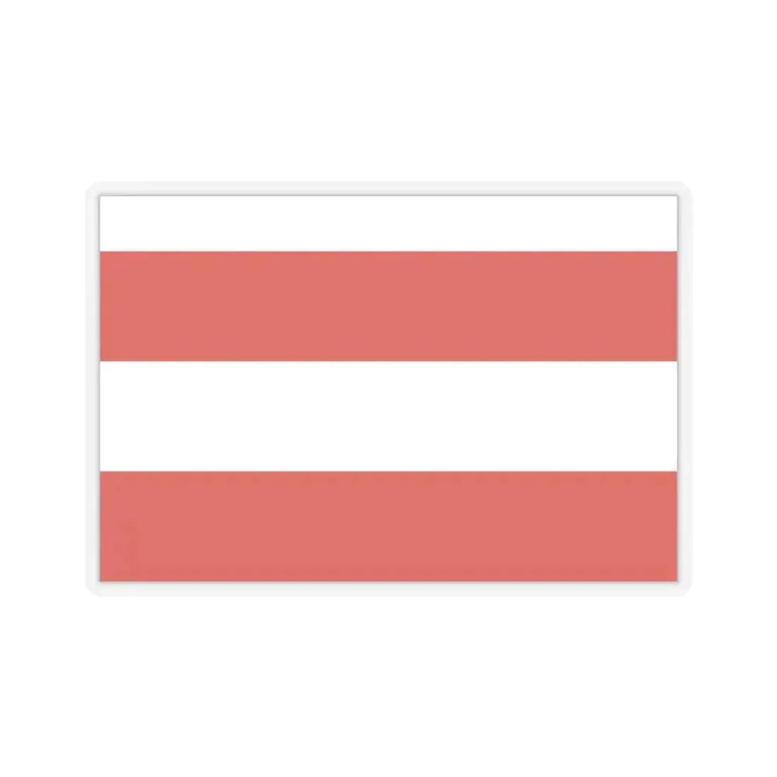 Flag of Brno Czech Republic - STICKER Vinyl Kiss-Cut Decal 3 Inch Transparent - The Sticker Space