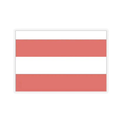 Flag of Brno Czech Republic - STICKER Vinyl Kiss-Cut Decal 3 Inch Transparent - The Sticker Space